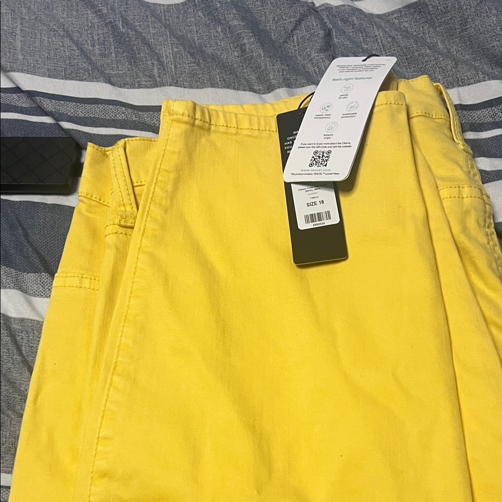 Sunny Yellow Tencel Pants